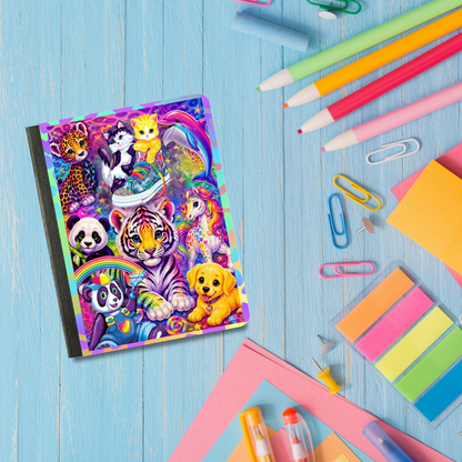 Neon Tiger-Mini Composition Notebook Cover