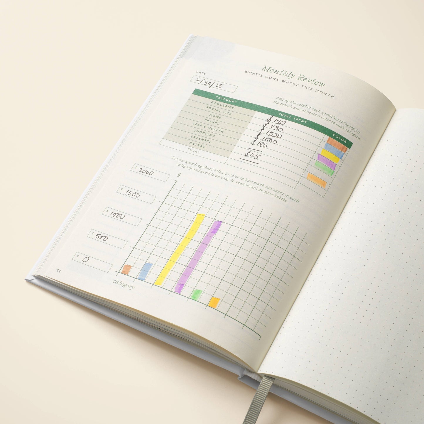 Guided Finance Planner, A5 Hardcover - Endless Potential