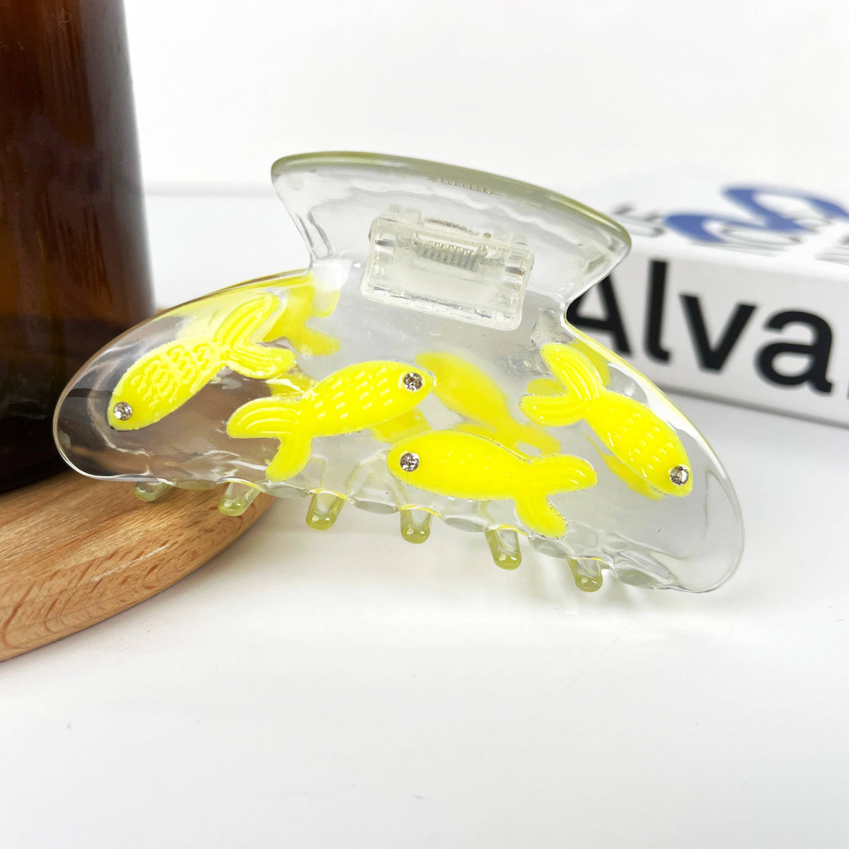 Fish Tank Hair Clip,Acetate Claw Clips