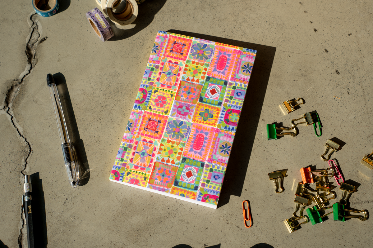 Granny Squares Classic Layflat Notebook Journal  LFC2651L