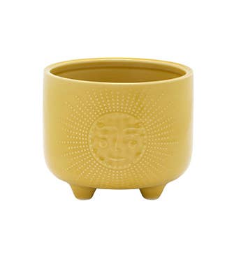 Yellow Sun Pot