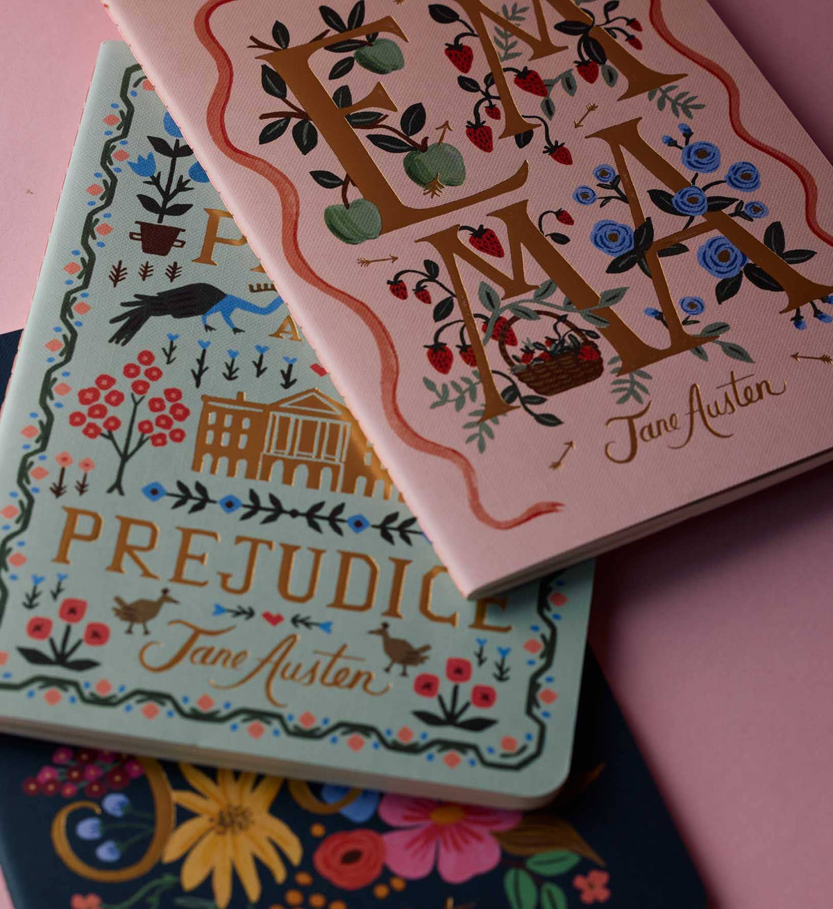 Assorted Set of 3 Jane Austen Notebooks