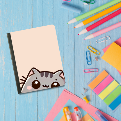 Kawaii Cat-Mini Composition Notebook Cover