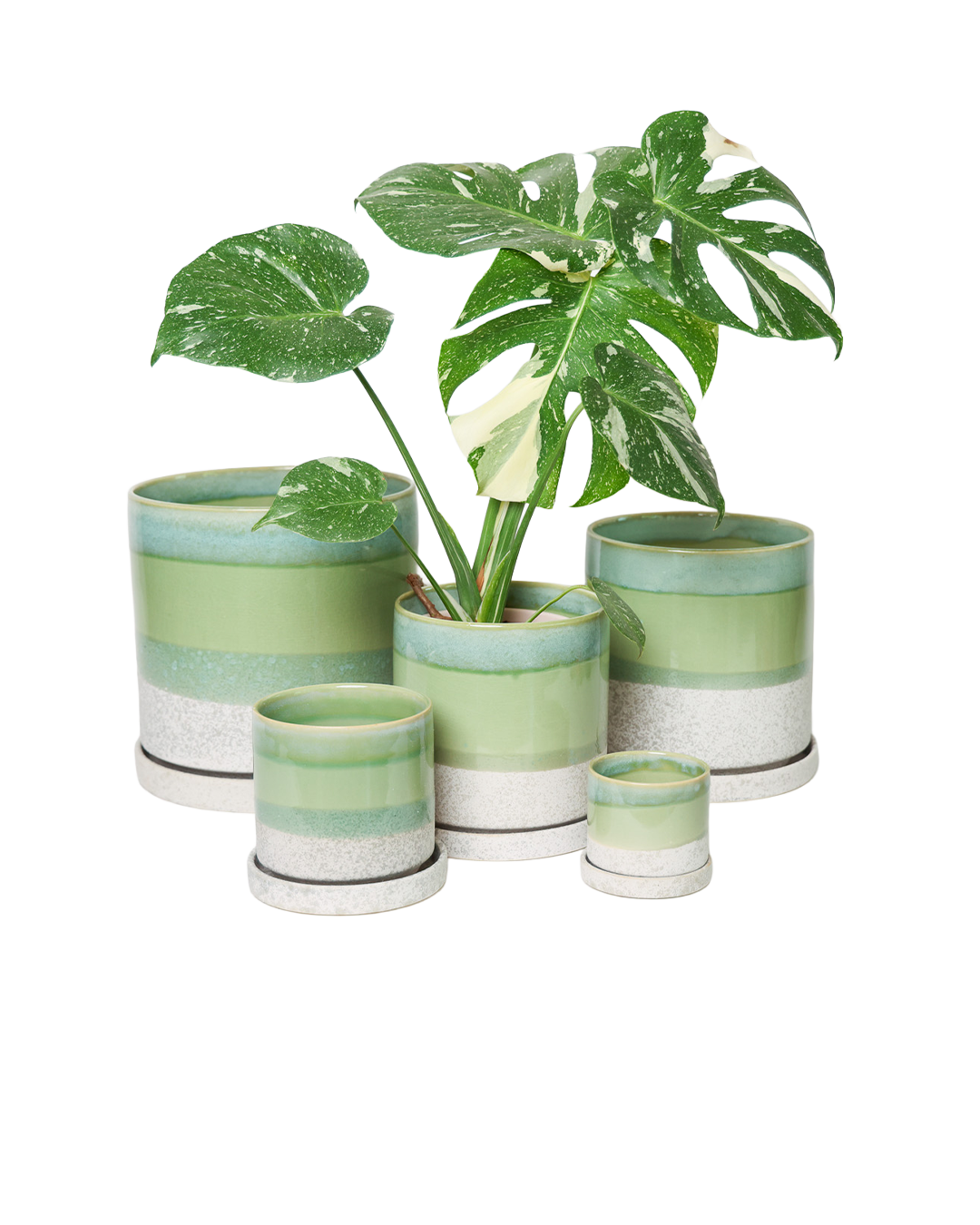 Minute Handmade Ceramic Planter Indoors Pot With Saucer
