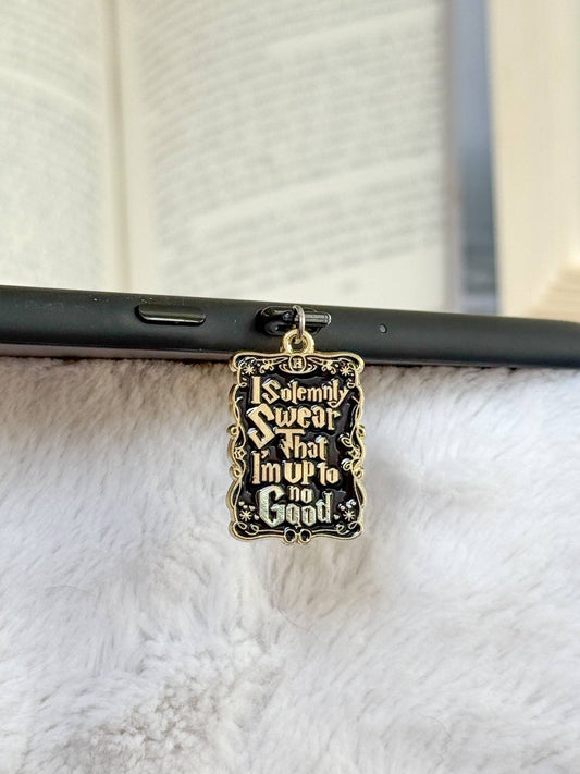 Solemnly Swear Kindle Charm | USB C Dust Plug Charm