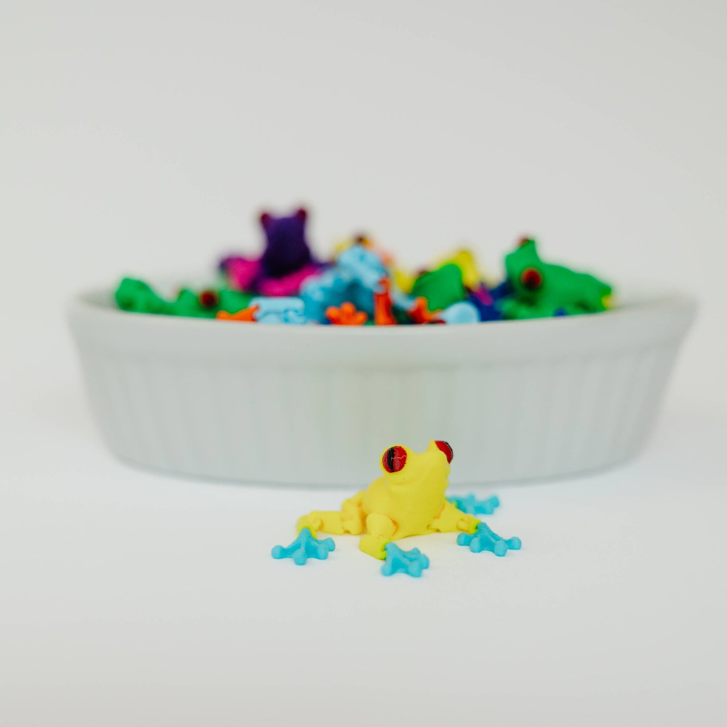 2" 3D Printed Tree Frogs – Assorted Colors