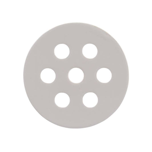 Flower Arranging Disc, Ceramic, White - Small