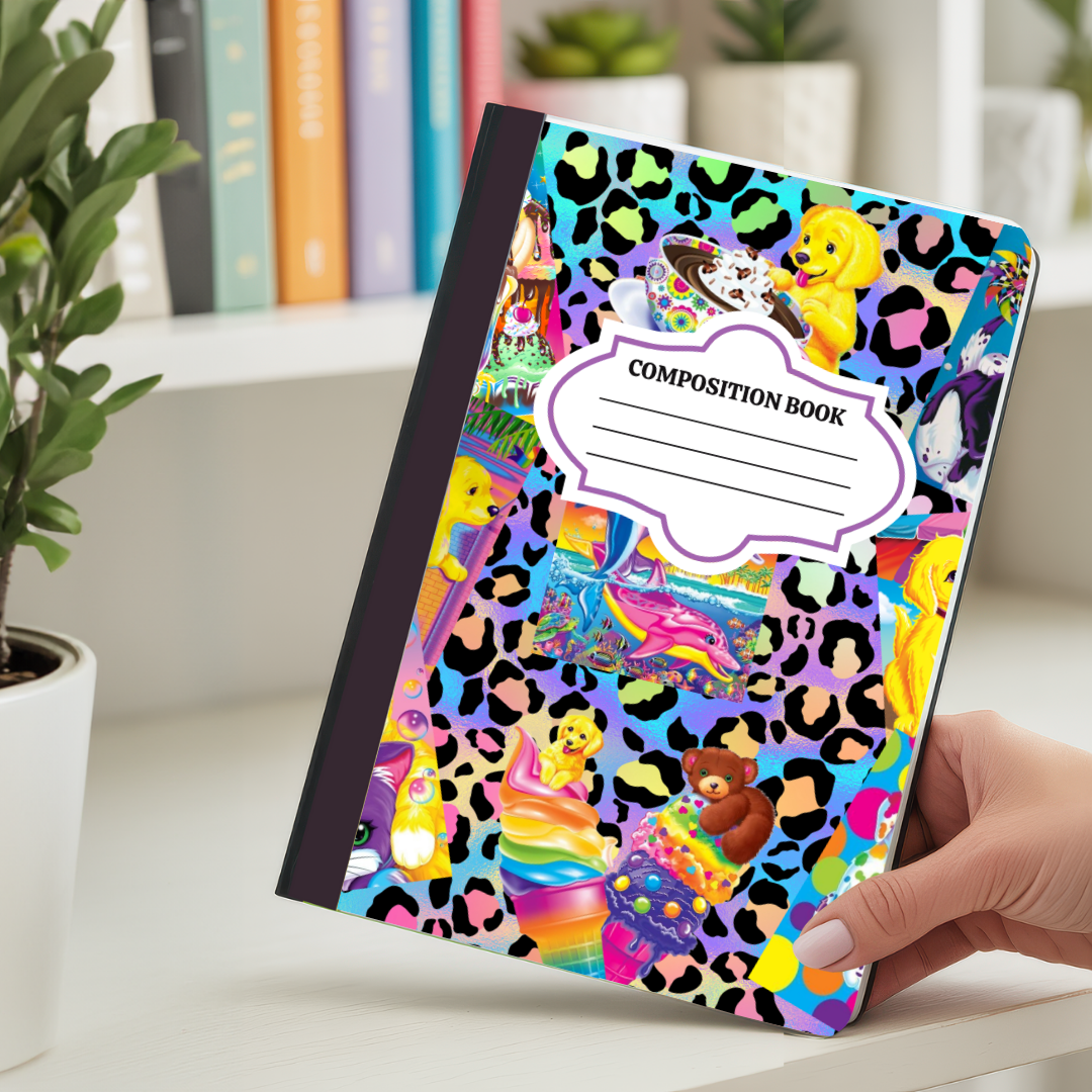 Neon Animals-Composition Notebook Cover