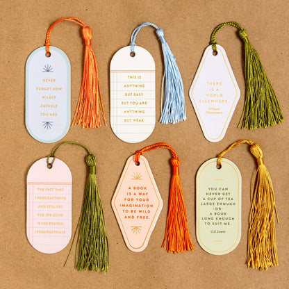 Anything But Weak Vegan Leather Bookmark