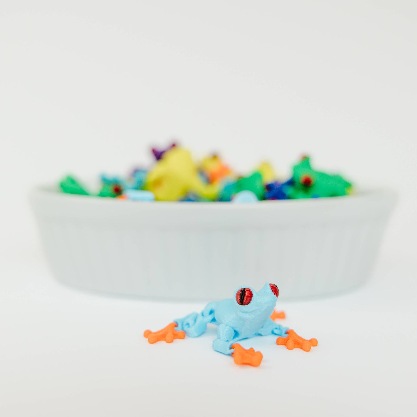 2" 3D Printed Tree Frogs – Assorted Colors