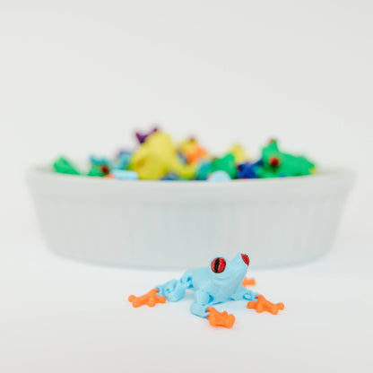 2" 3D Printed Tree Frogs – Assorted Colors