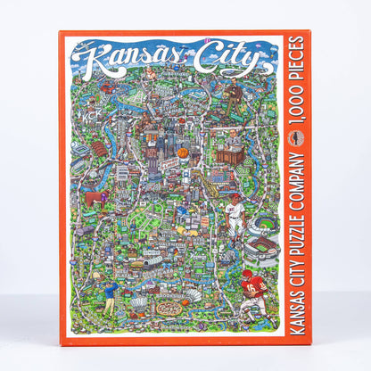 Kansas City Map | 1,000 Piece Puzzle