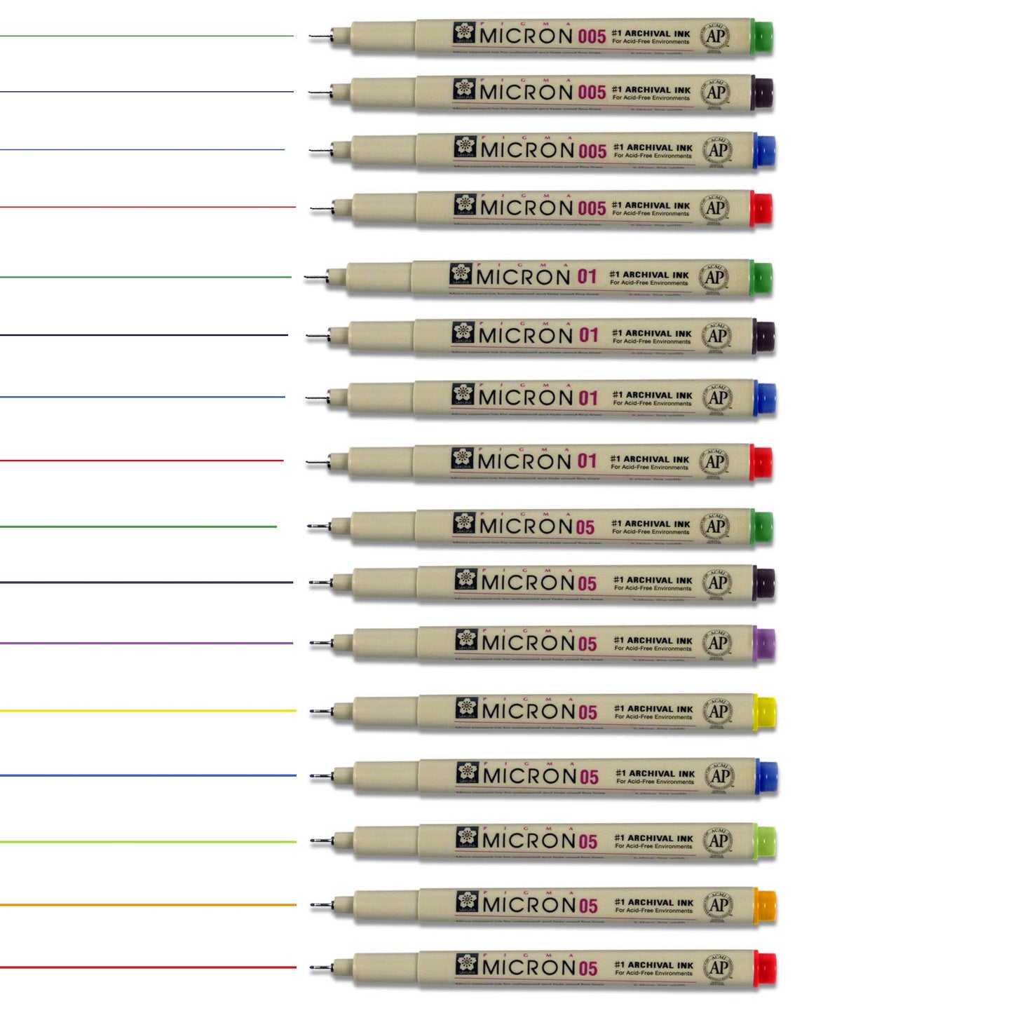 Sakura Pigma Micron Bible Underliner Display - 120 Pcs