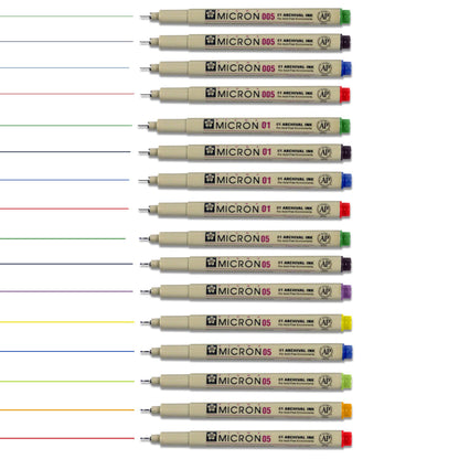 Sakura Pigma Micron Bible Underliner Display - 120 Pcs