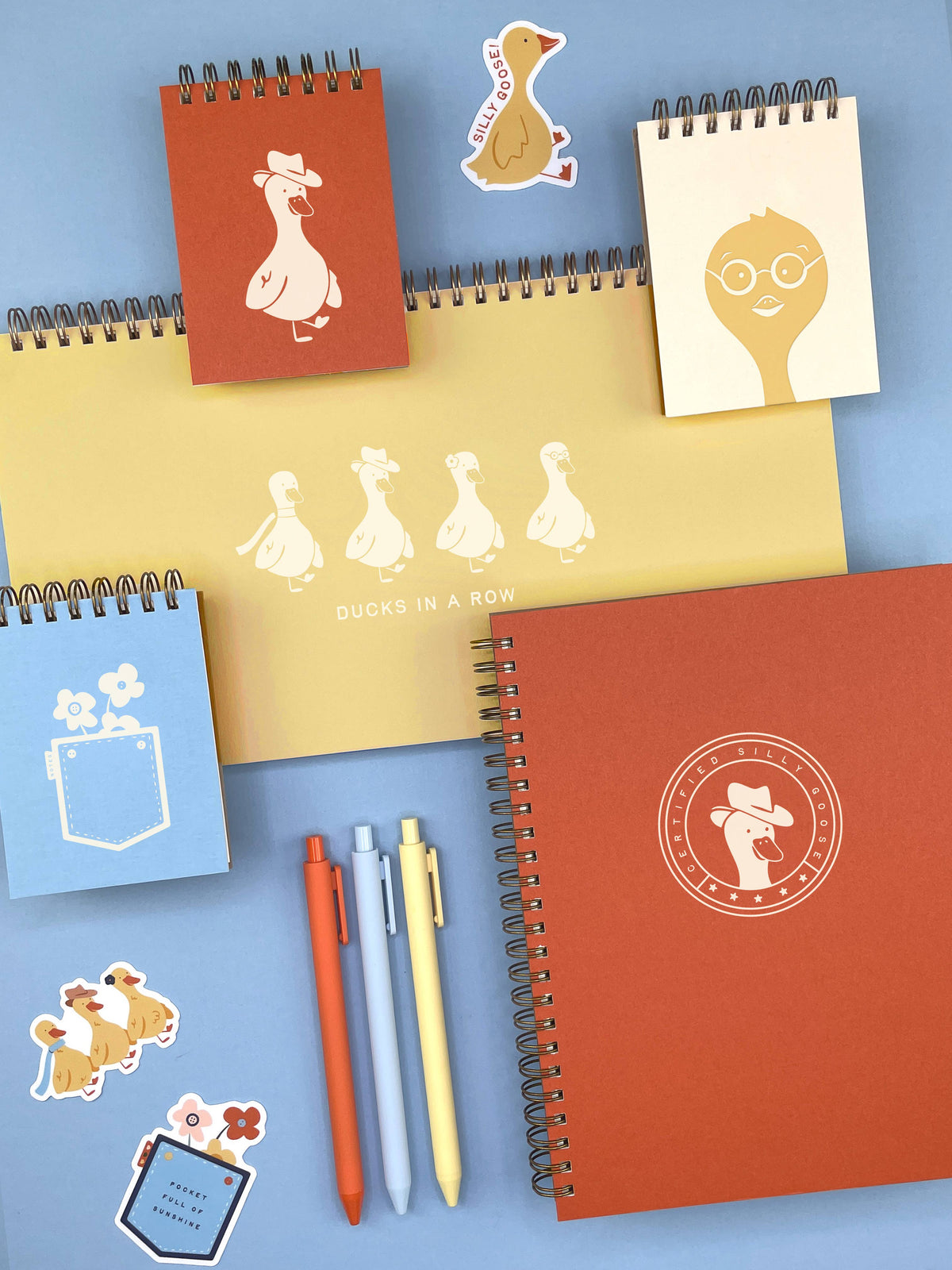 Howdy Duck Mini Jotter Notebook