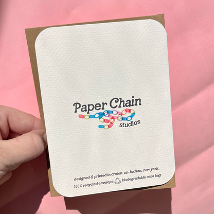 Crayon Thank You Card
