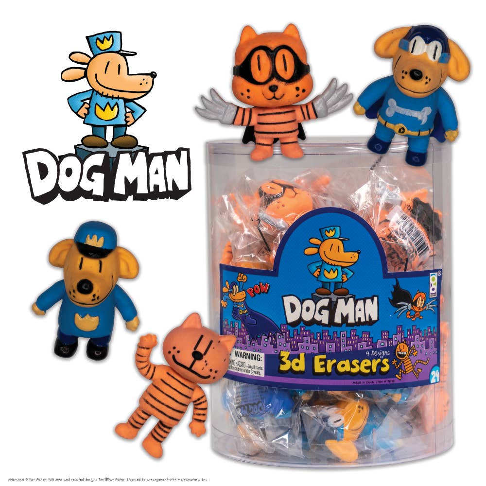 Dog Man 3d Puzzle Eraser 24/tub