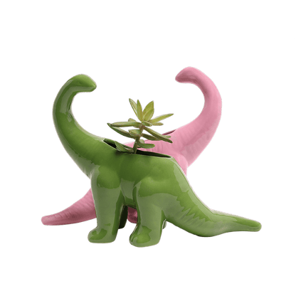 Dinosaur Ceramic Indoor Plant Pot Kits
