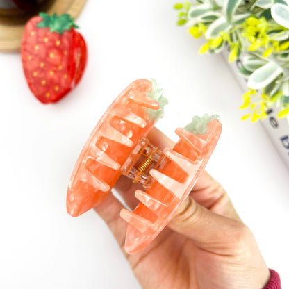 Strawberry Hair Clip,Fruit Claw Clip