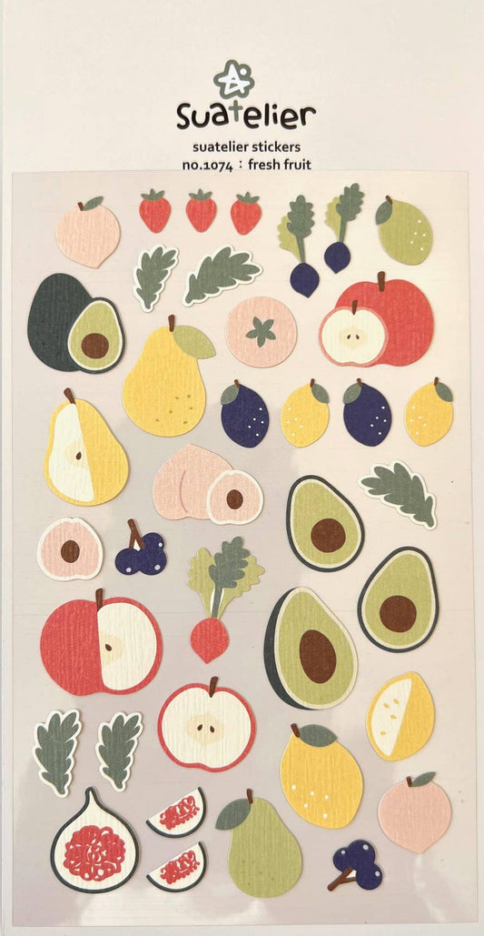 01074 FRESH FRUIT STICKERS