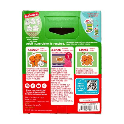 Mini Shrink-Its! DIY Shrink Art Kit - Holly Jolly