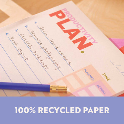 A5 Daily Planner Pad | Time Clarity & Productivity Planner