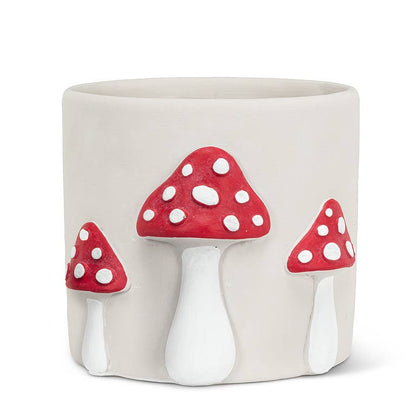 Dot Mushroom Planter-4"H