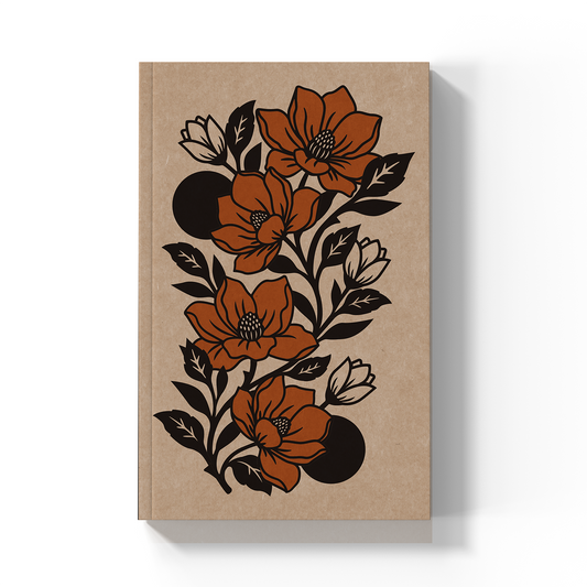 Magnolias Kraft Classic Layflat Notebook KLC2726KL