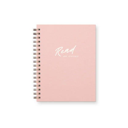 Read and Reviewed Book Log Reading Journal : Sunset Pink