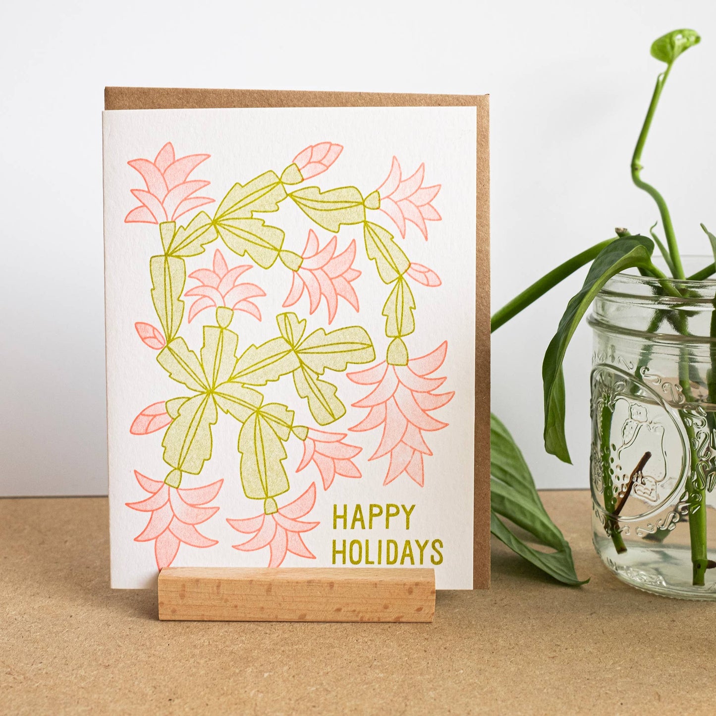 Christmas Cactus Holiday Card