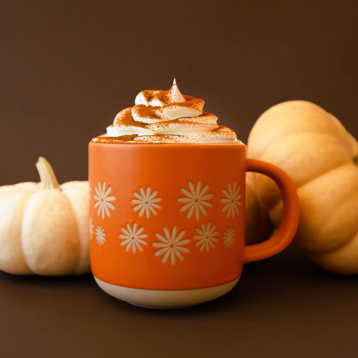 Retro Ceramic Mug | Pinwheel Flowers