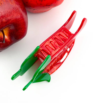 Red Chili Pepper Hair Claw Clip