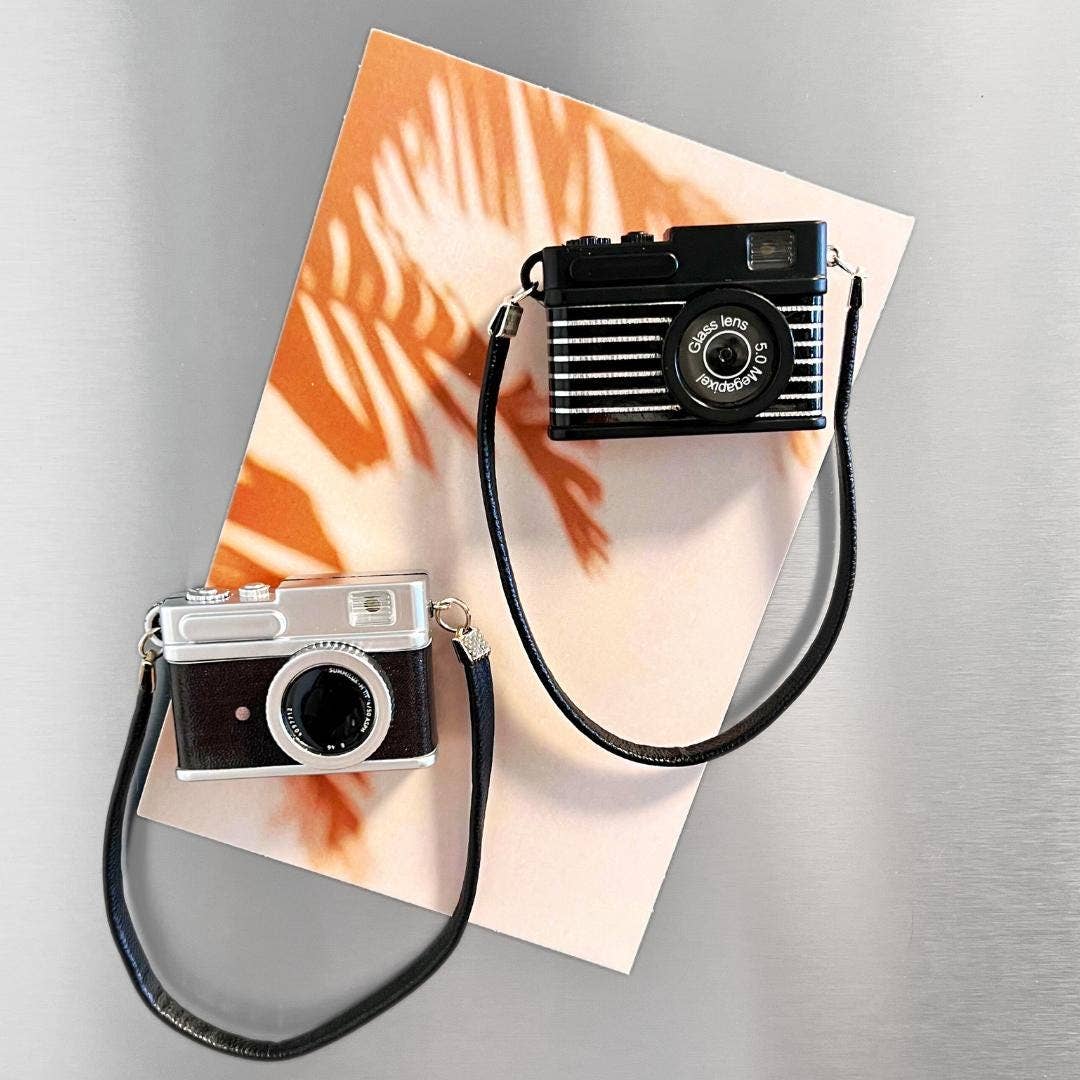 Retro Camera Fridge Magnet for Photographers & Retro Lovers