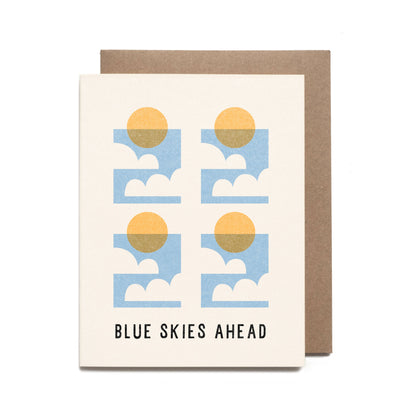 Blue Skies Ahead Card