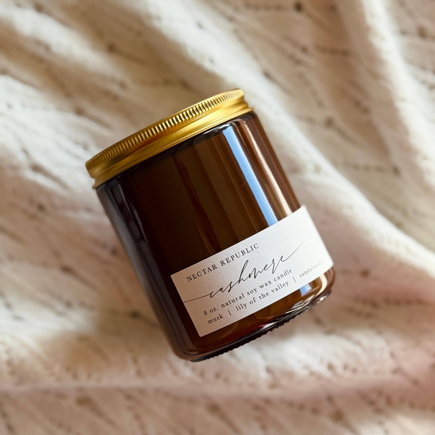 Cashmere : Tin Soy Candle  ( fall sweater weather )