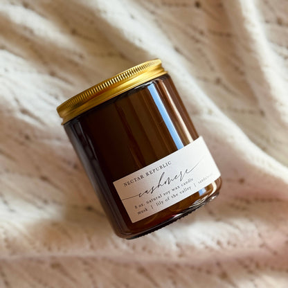Cashmere : Tin Soy Candle  ( fall sweater weather )