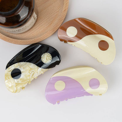 Balance Yin Yang Claw Hair Clip, Eco-Friendly