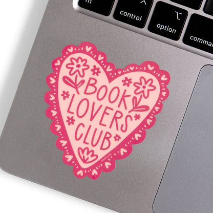 Book Lovers Club Decal Sticker
