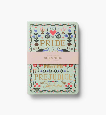 Assorted Set of 3 Jane Austen Notebooks