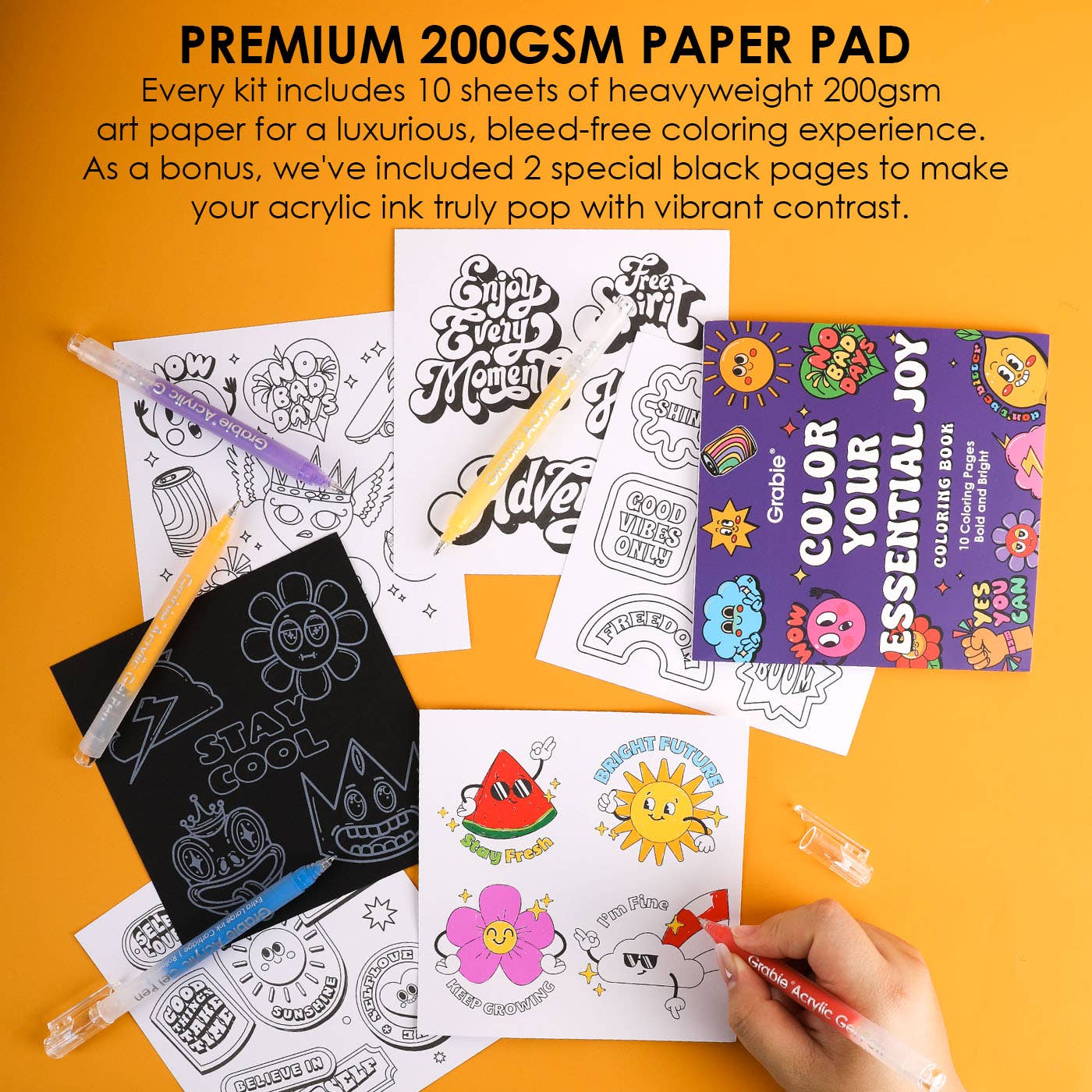 Bold & Bright Coloring Kit - Dessert Color