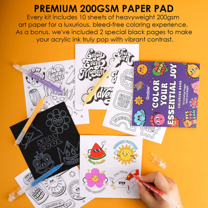 Bold & Bright Coloring Kit - Essential Color