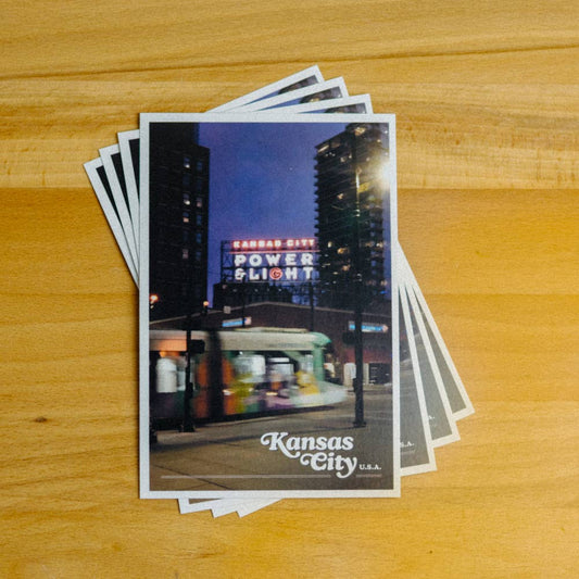 Kansas City Street Car Postcard