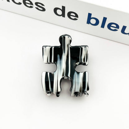 Acetate Puzzle Shape Hair Claw Clip