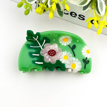 Acetate Daisy Claw Clip, Flower Hair Clip