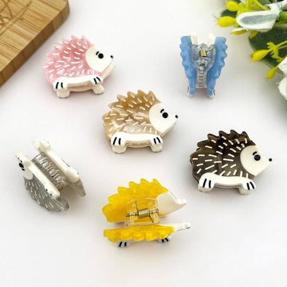 Mini Hedgehog Hair Claw Clip, Animal Hair Clip