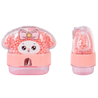 Bubble-Filled Kawaii Animal Pencil Sharpeners