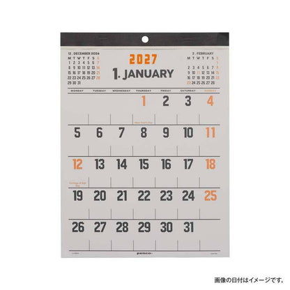 2027 Calendar (Penco) / A4