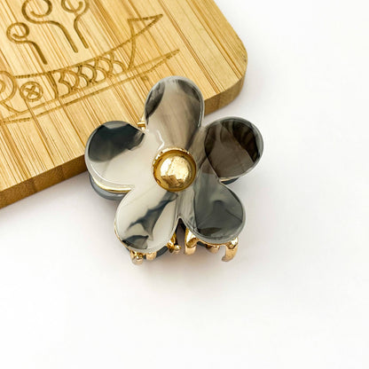 1.4'' Mini Metal Flower Hair Claw Clip