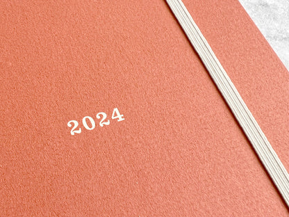 2024 Planner | Hard Cover, Cayenne