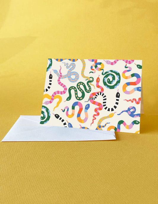 Colorful Snakes Notecards - Boxed Set of 12